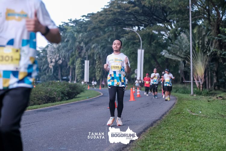 Race photo from Taman Budaya x BOGORUN 2025