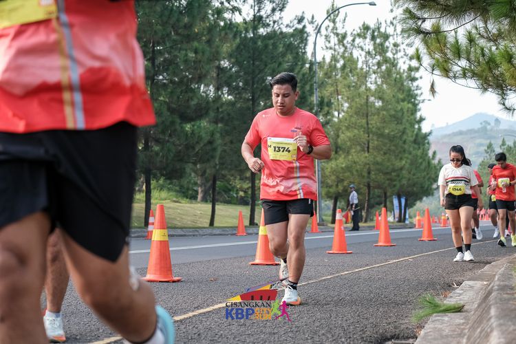 Race photo from CISANGKAN KBP CITY RUN 2025