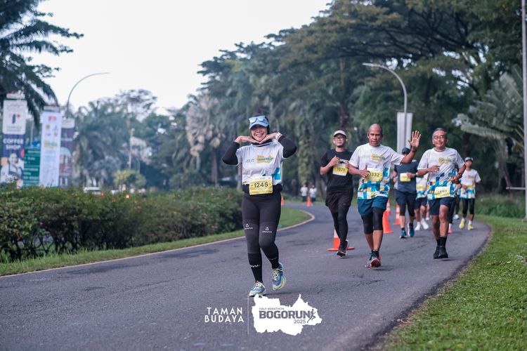 Race photo from Taman Budaya x BOGORUN 2025