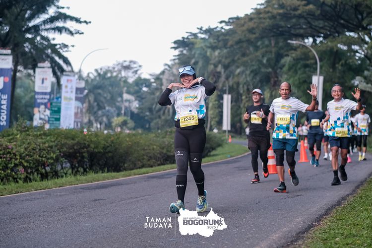 Race photo from Taman Budaya x BOGORUN 2025