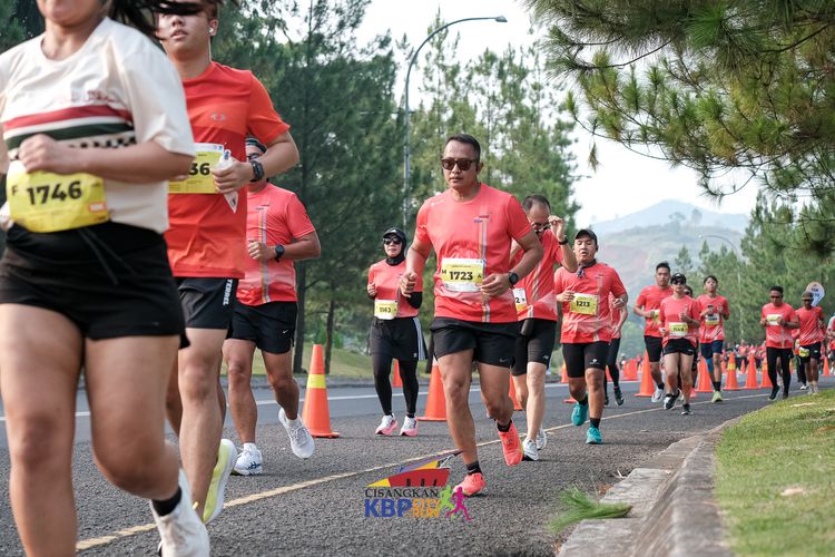 Race photo from CISANGKAN KBP CITY RUN 2025