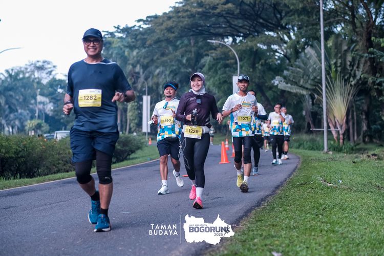 Race photo from Taman Budaya x BOGORUN 2025