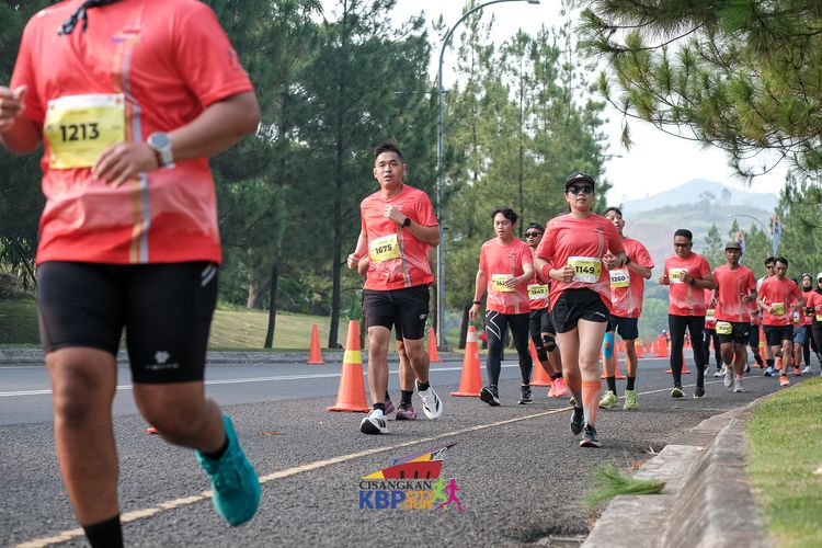 Race photo from CISANGKAN KBP CITY RUN 2025