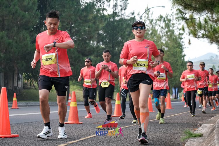 Race photo from CISANGKAN KBP CITY RUN 2025