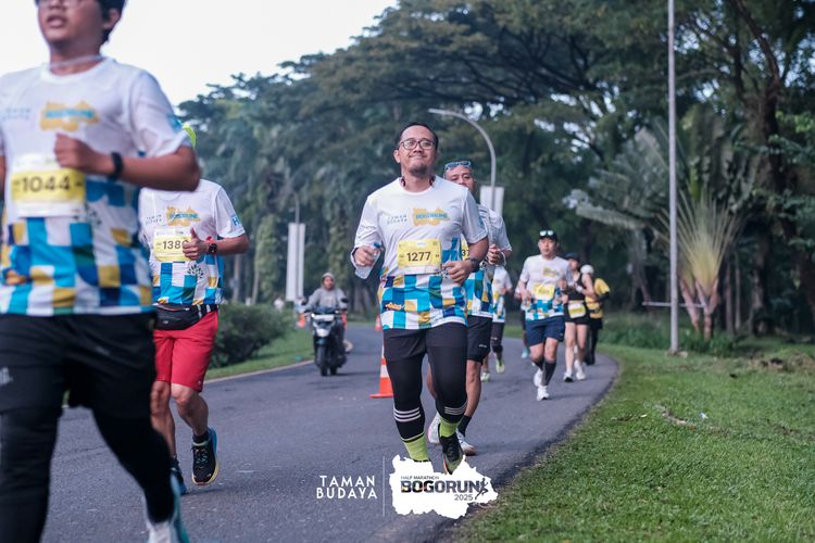 Race photo from Taman Budaya x BOGORUN 2025
