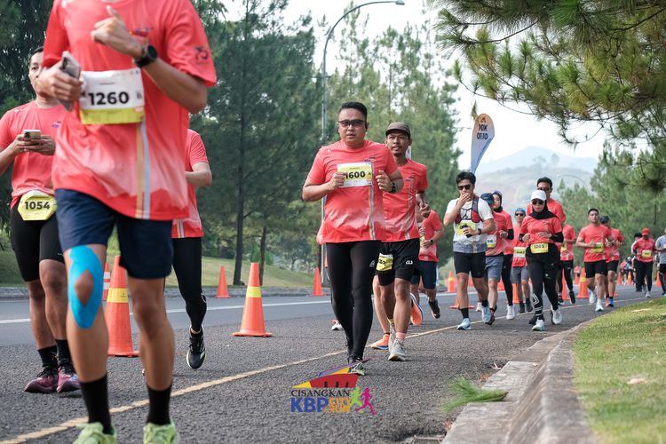 Race photo from CISANGKAN KBP CITY RUN 2025