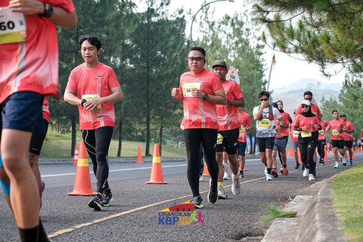 Race photo from CISANGKAN KBP CITY RUN 2025
