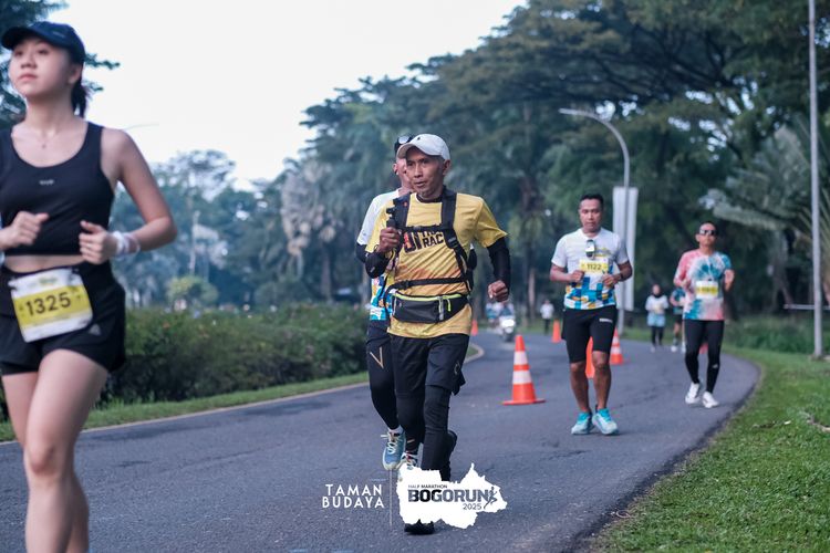 Race photo from Taman Budaya x BOGORUN 2025