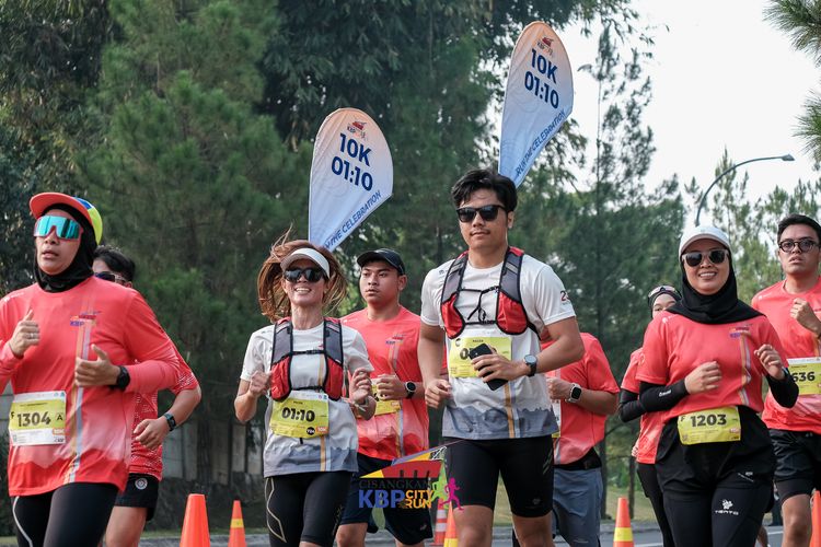 Race photo from CISANGKAN KBP CITY RUN 2025
