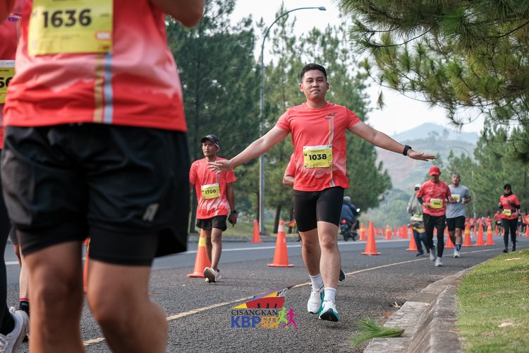 Race photo from CISANGKAN KBP CITY RUN 2025
