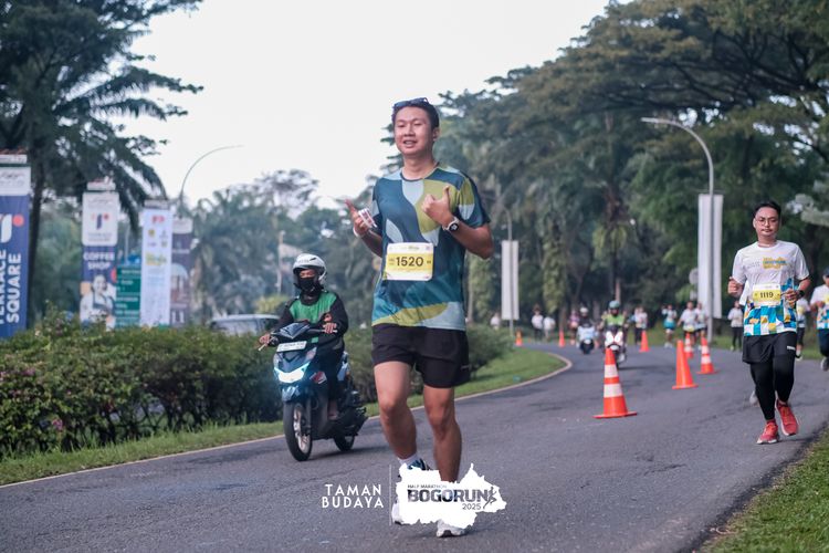 Race photo from Taman Budaya x BOGORUN 2025
