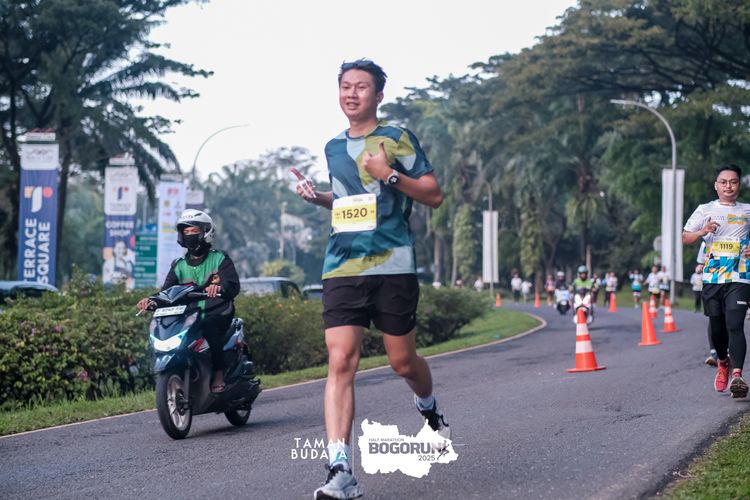 Race photo from Taman Budaya x BOGORUN 2025