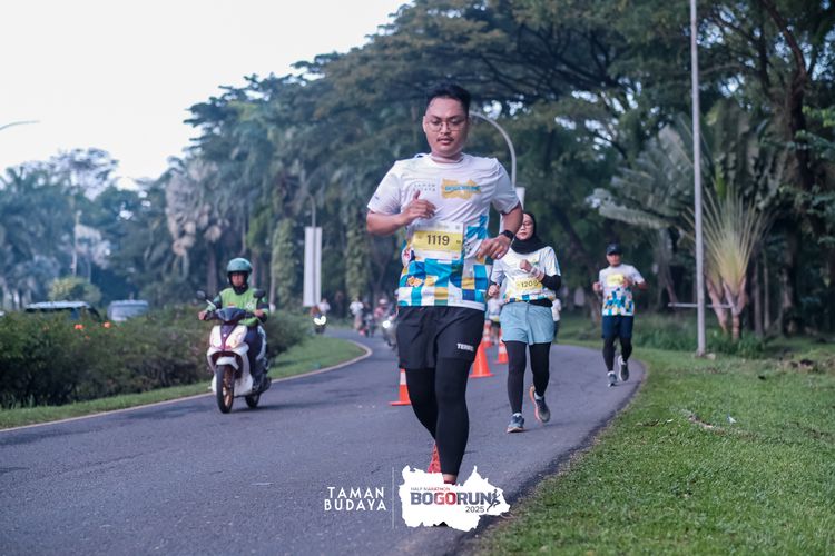 Race photo from Taman Budaya x BOGORUN 2025