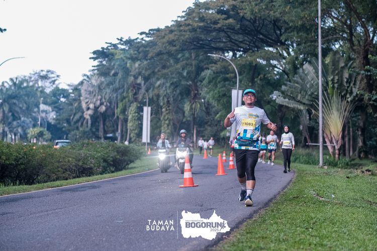Race photo from Taman Budaya x BOGORUN 2025