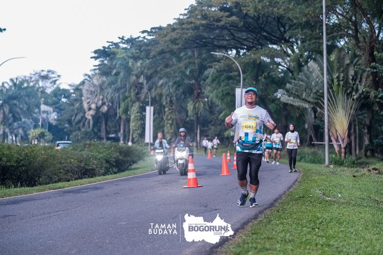 Race photo from Taman Budaya x BOGORUN 2025
