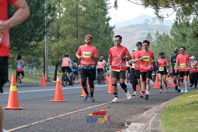 Race photo from CISANGKAN KBP CITY RUN 2025