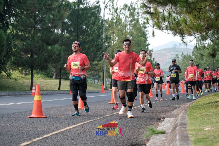 Race photo from CISANGKAN KBP CITY RUN 2025
