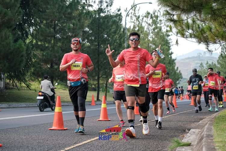Race photo from CISANGKAN KBP CITY RUN 2025
