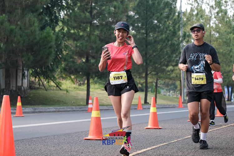 Race photo from CISANGKAN KBP CITY RUN 2025