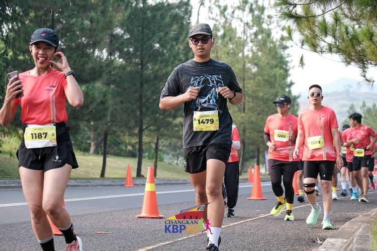 Race photo from CISANGKAN KBP CITY RUN 2025