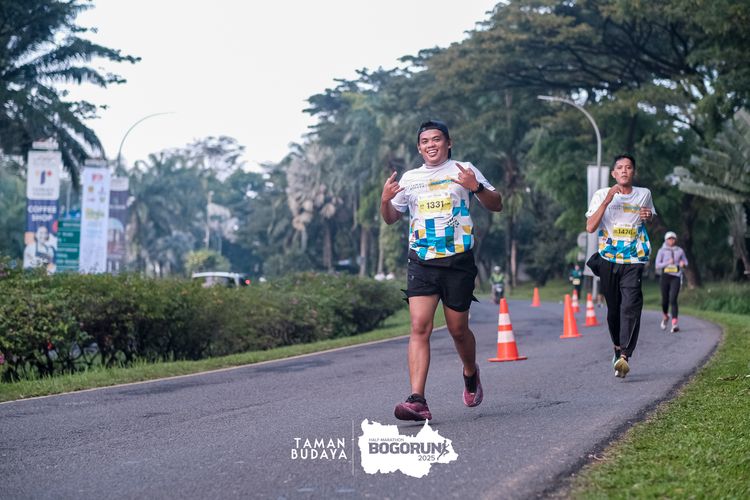 Race photo from Taman Budaya x BOGORUN 2025