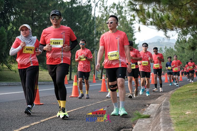 Race photo from CISANGKAN KBP CITY RUN 2025