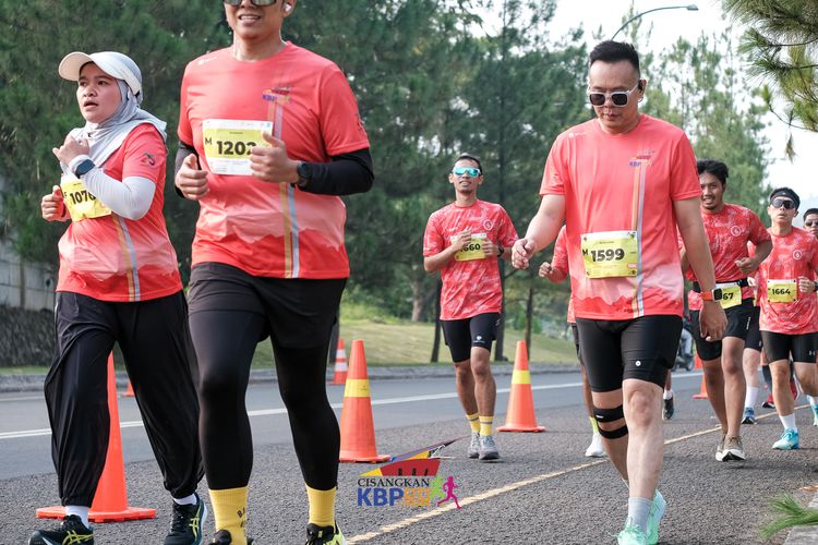 Race photo from CISANGKAN KBP CITY RUN 2025