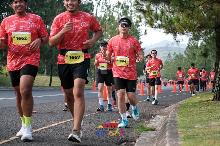 Race photo from CISANGKAN KBP CITY RUN 2025