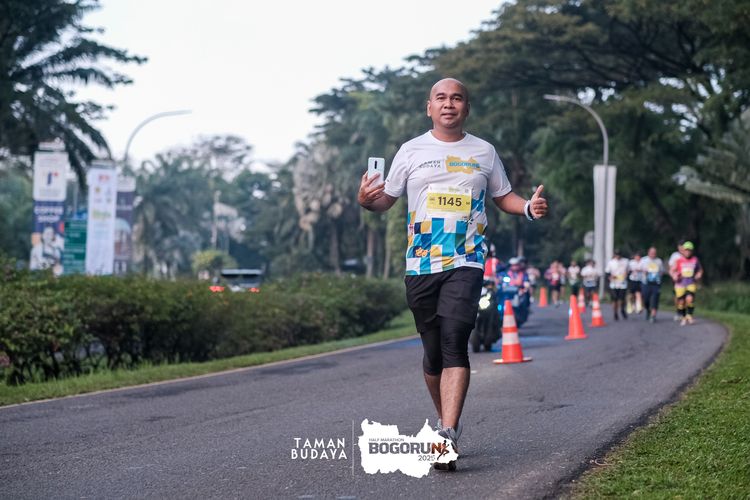 Race photo from Taman Budaya x BOGORUN 2025