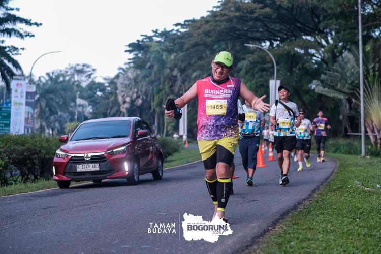 Race photo from Taman Budaya x BOGORUN 2025