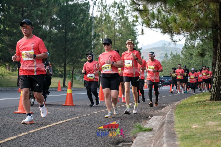 Race photo from CISANGKAN KBP CITY RUN 2025