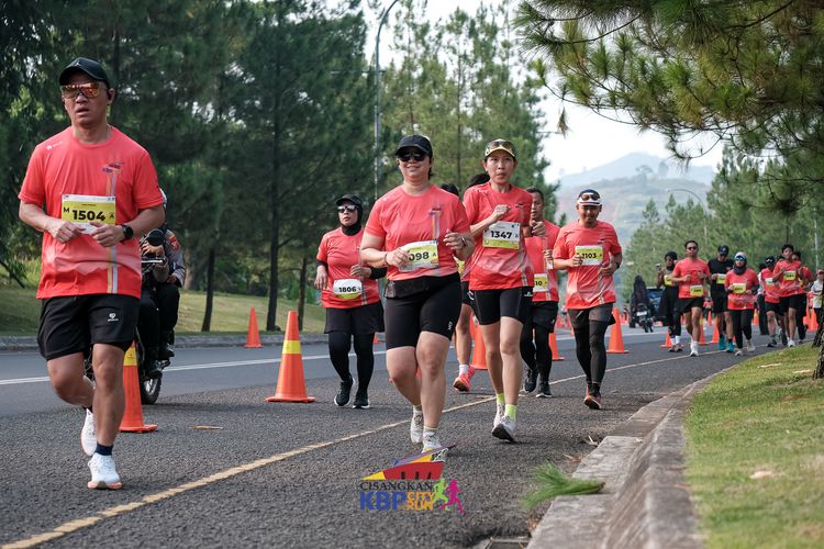 Race photo from CISANGKAN KBP CITY RUN 2025