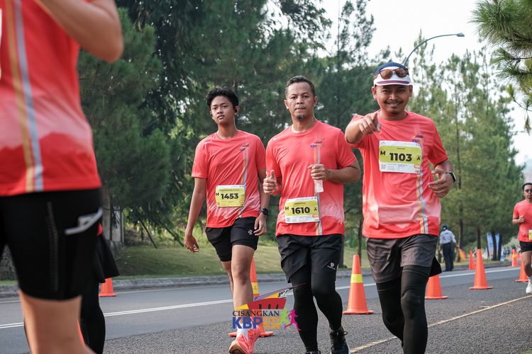Race photo from CISANGKAN KBP CITY RUN 2025