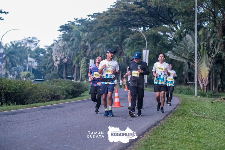 Race photo from Taman Budaya x BOGORUN 2025