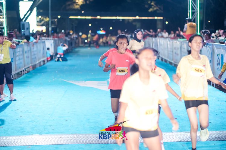 Race photo from CISANGKAN KBP CITY RUN 2025