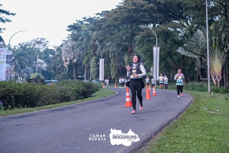 Race photo from Taman Budaya x BOGORUN 2025