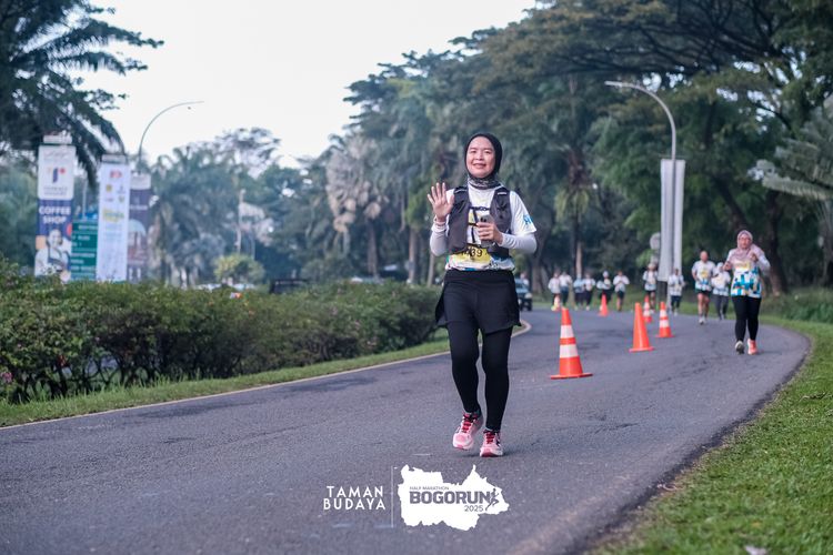 Race photo from Taman Budaya x BOGORUN 2025