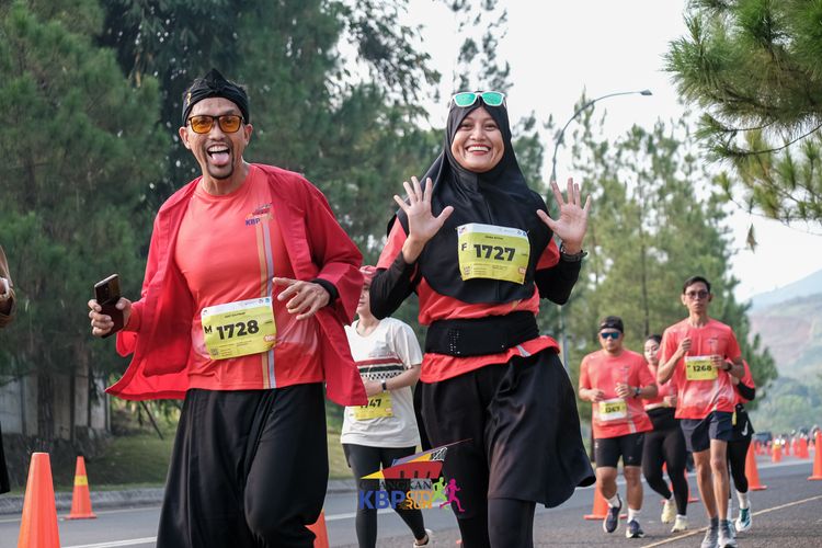 Race photo from CISANGKAN KBP CITY RUN 2025