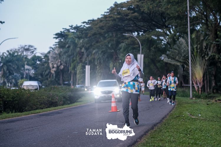 Race photo from Taman Budaya x BOGORUN 2025