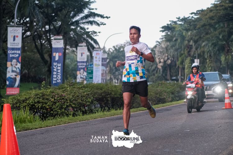 Race photo from Taman Budaya x BOGORUN 2025