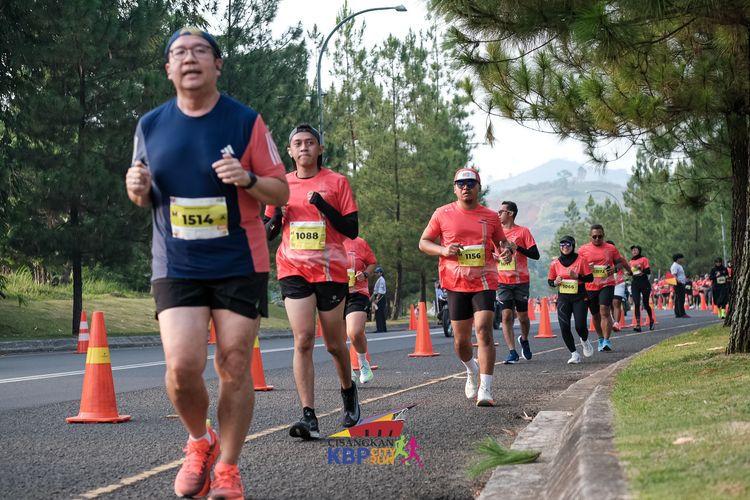 Race photo from CISANGKAN KBP CITY RUN 2025