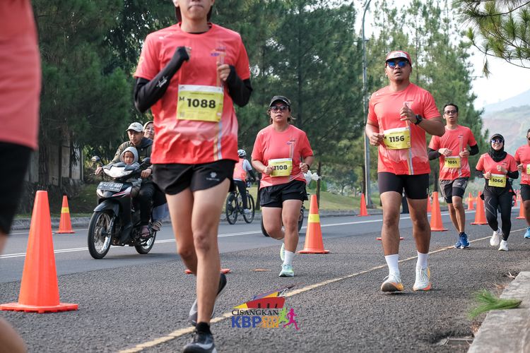 Race photo from CISANGKAN KBP CITY RUN 2025