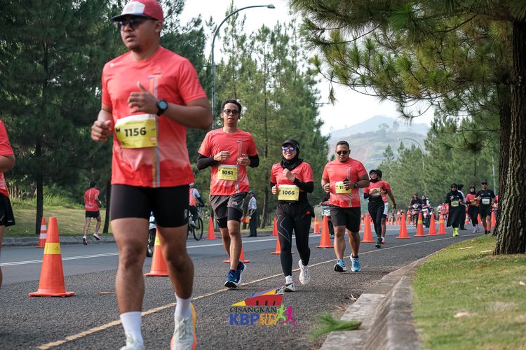 Race photo from CISANGKAN KBP CITY RUN 2025