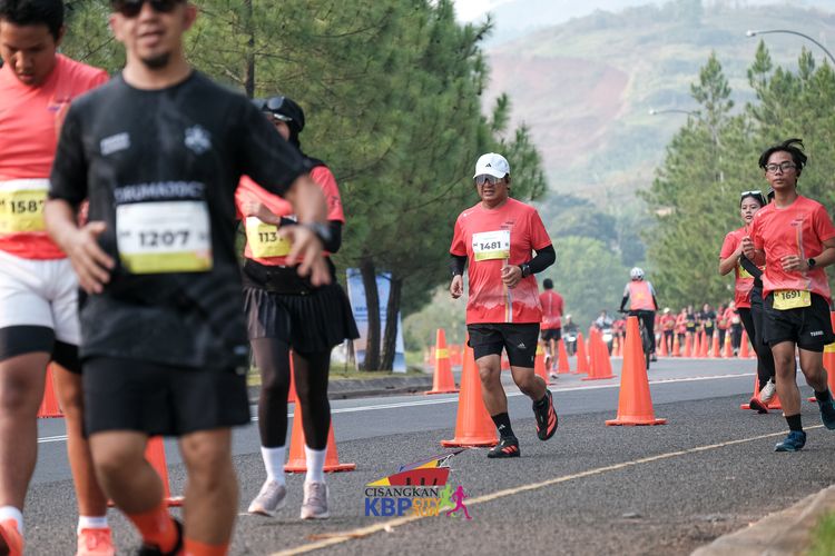 Race photo from CISANGKAN KBP CITY RUN 2025