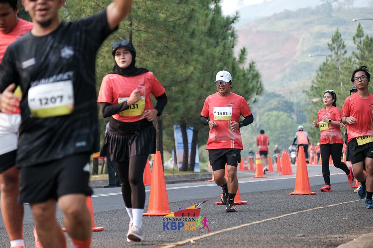 Race photo from CISANGKAN KBP CITY RUN 2025