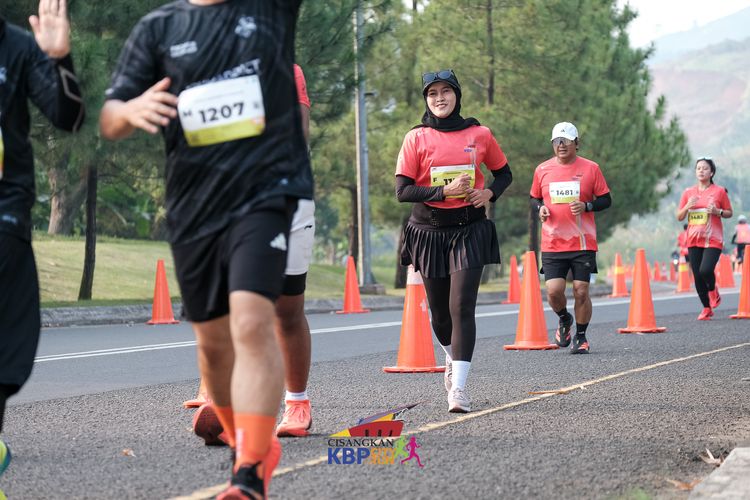 Race photo from CISANGKAN KBP CITY RUN 2025