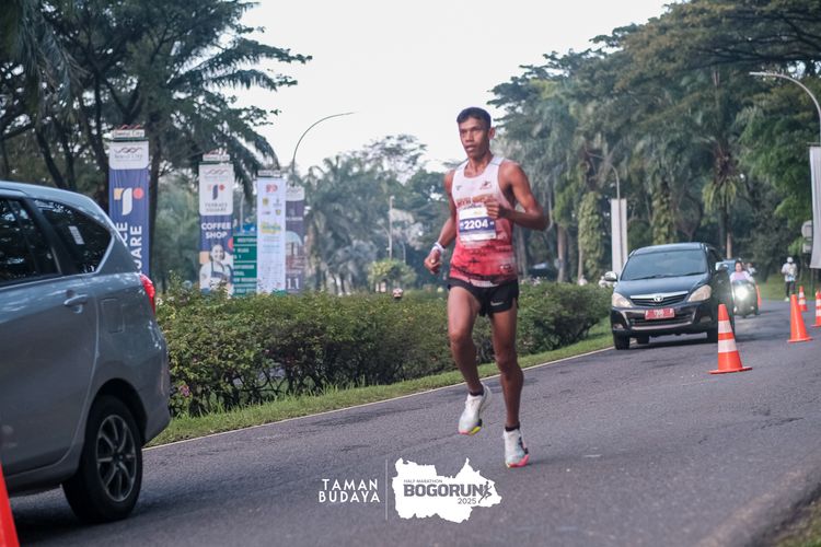 Race photo from Taman Budaya x BOGORUN 2025