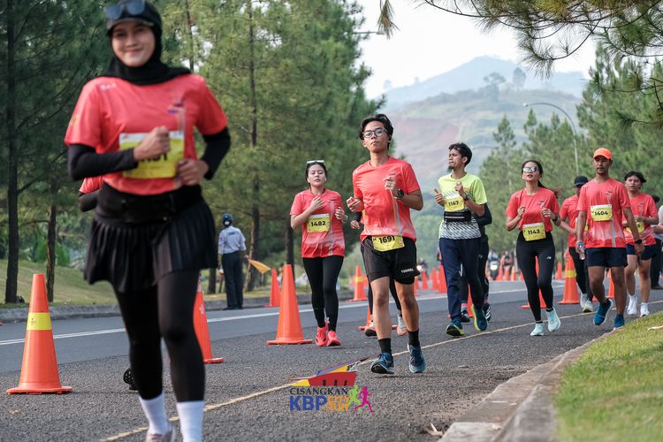 Race photo from CISANGKAN KBP CITY RUN 2025