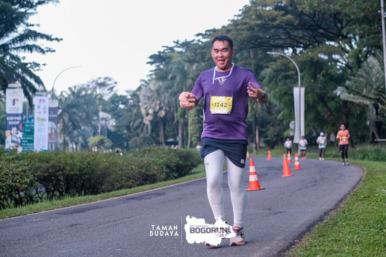 Race photo from Taman Budaya x BOGORUN 2025
