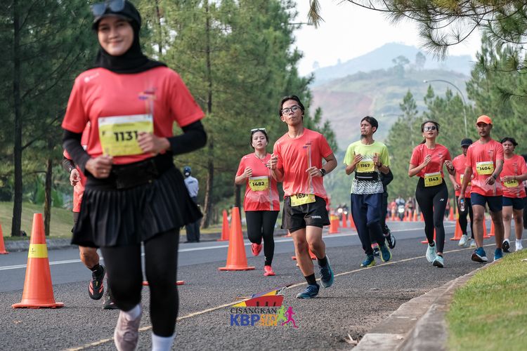Race photo from CISANGKAN KBP CITY RUN 2025